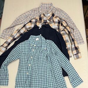 4 Kids Long-Sleeve Button-Up Shirts